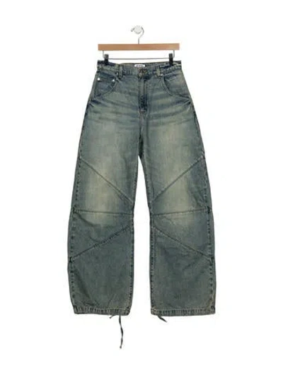 Pre-owned Eb Denim High-rise Wide Leg Jeans In Multi