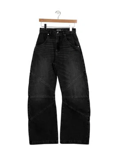 Pre-owned Eb Denim High-rise Wide Leg Jeans W/ Tags In Black