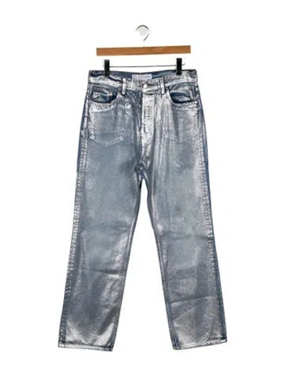 Pre-owned Eb Denim High-rise Wide Leg Jeans W/ Tags In Blue