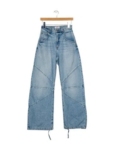 Pre-owned Eb Denim High-rise Wide Leg Jeans W/ Tags In Blue