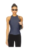 Eb Denim Iris Tank In Blue