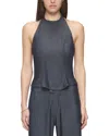 Eb Denim Iris Tank In Blue