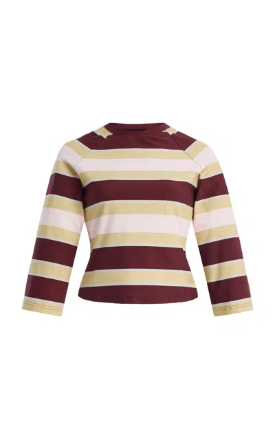 Eb Denim Kingsley Cotton Top In Brown