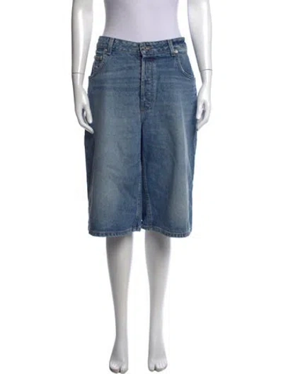 Pre-owned Eb Denim Knee-length Shorts In Blue