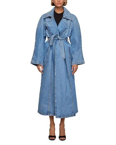 Eb Denim Kosmo Denim Trench Coat In Luca