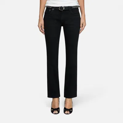 Eb Denim Lola Slim Cigarette Jeans In Black