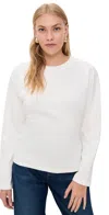 Eb Denim Long Sleeve Eero Tee Milk In White