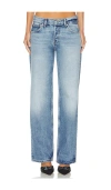 Eb Denim Luca Low Rise Baggy Pants In Blue In Blue