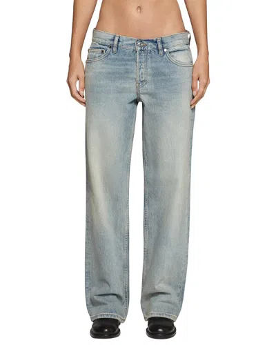 Eb Denim Low Rise Baggy Jean In Blue