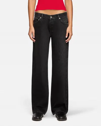 Eb Denim Low Rise Baggy Jeans In Magica In Black