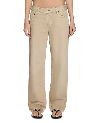 Eb Denim Low Rise Baggy Jeans In Sunset In Neutral