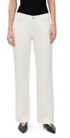 Eb Denim Low Rise Baggy Jeans White In White