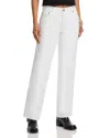 Eb Denim Low Rise Straight Leg Jeans In White