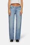 Eb Denim Luca Low Rise Baggy Pants In Blue In Blue