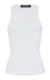 Eb Denim Lucy Modal Racerback Tank Top In White