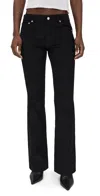 Eb Denim Maria Bootcut Corduroy Pants Black Corduroy In Black