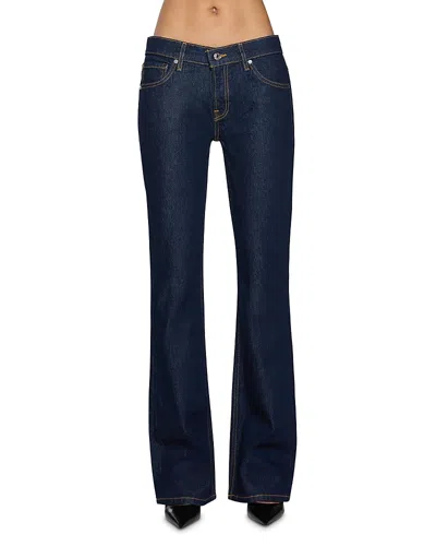 Eb Denim Maria Low Rise Bootcut Jeans In Havana Night In Blue
