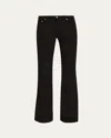 Eb Denim Maria Mid-rise Bootcut Jeans In Black