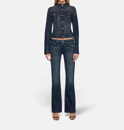 Eb Denim Maria Mid Rise Bootcut Jeans In Coppola In Blue