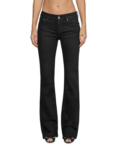 Eb Denim Maria Mid Rise Bootcut Jeans In Noir In Black