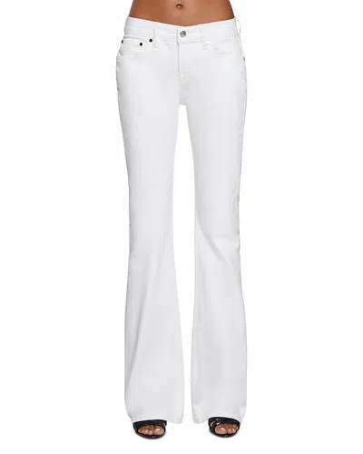 Eb Denim Maria Mid Rise Slim Bootcut Jeans In White