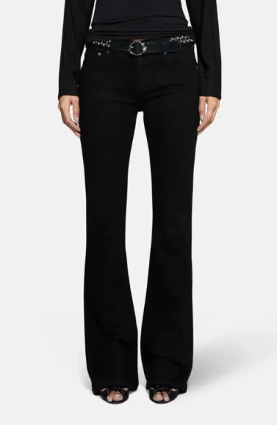 Eb Denim Maria Slim Bootcut Jeans In Black