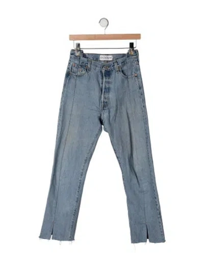 Pre-owned Eb Denim Mid-rise Flared Jeans In Black
