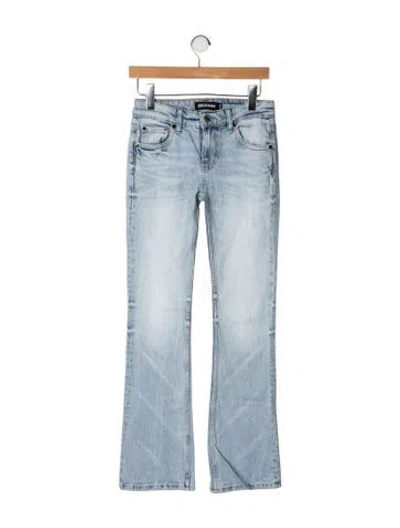 Pre-owned Eb Denim Mid-rise Flared Jeans In Blue
