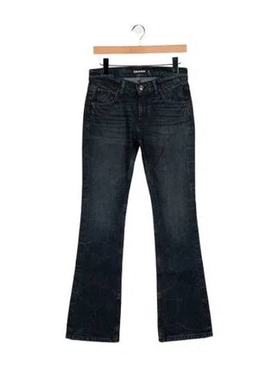 Pre-owned Eb Denim Mid-rise Flared Jeans W/ Tags In Blue