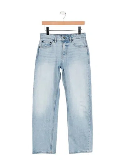 Pre-owned Eb Denim Mid-rise Straight Leg Jeans In Blue