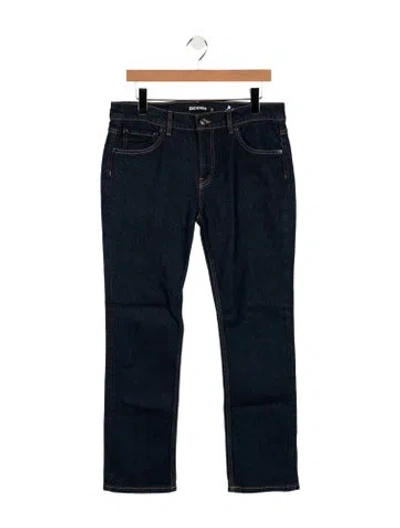Pre-owned Eb Denim Mid-rise Straight Leg Jeans In Blue