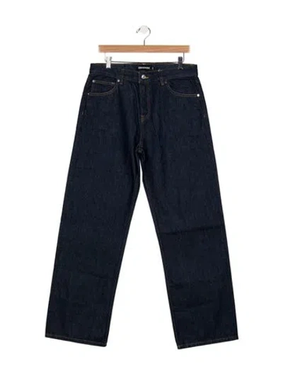Pre-owned Eb Denim Mid-rise Straight Leg Jeans W/ Tags In Blue