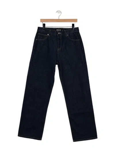 Pre-owned Eb Denim Mid-rise Straight Leg Jeans W/ Tags In Blue