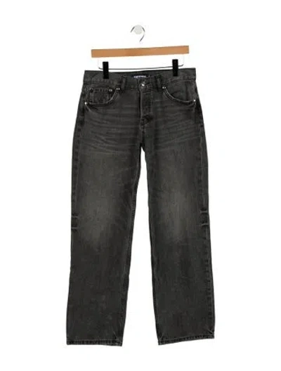 Pre-owned Eb Denim Mid-rise Wide Leg Jeans In Black