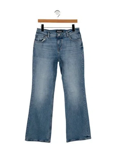 Pre-owned Eb Denim Mid-rise Wide Leg Jeans In Blue