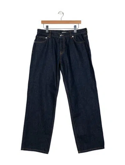 Pre-owned Eb Denim Mid-rise Wide Leg Jeans In Blue