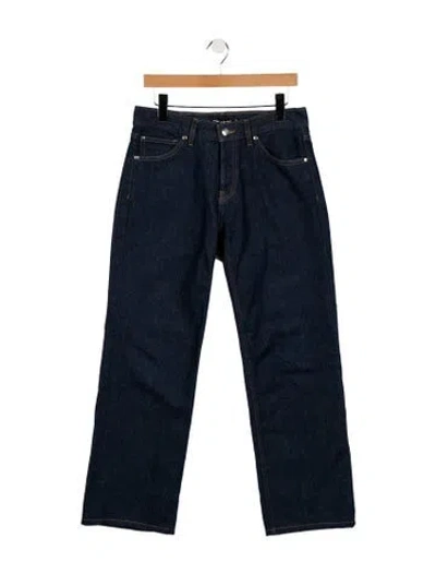 Pre-owned Eb Denim Mid-rise Wide Leg Jeans In Blue