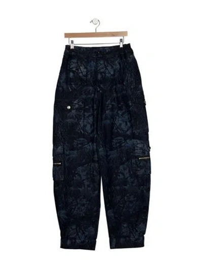Pre-owned Eb Denim Mid-rise Wide Leg Jeans In Blue