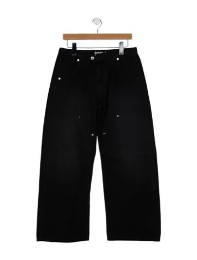 Pre-owned Eb Denim Mid-rise Wide Leg Jeans W/ Tags In Black