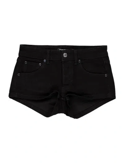 Pre-owned Eb Denim Mini Shorts In Black