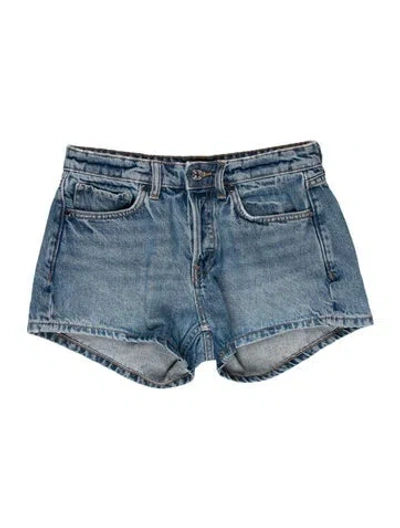 Pre-owned Eb Denim Mini Shorts In Blue