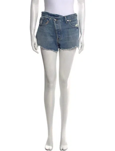 Pre-owned Eb Denim Mini Shorts In Blue