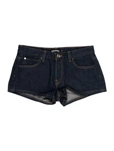 Pre-owned Eb Denim Mini Shorts In Blue