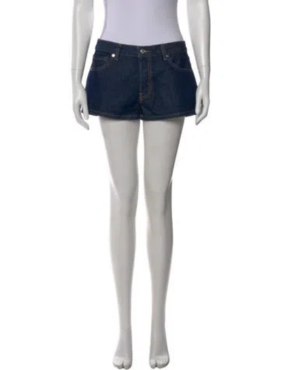Pre-owned Eb Denim Mini Shorts In Blue
