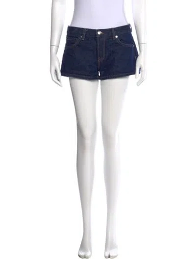 Pre-owned Eb Denim Mini Shorts In Blue
