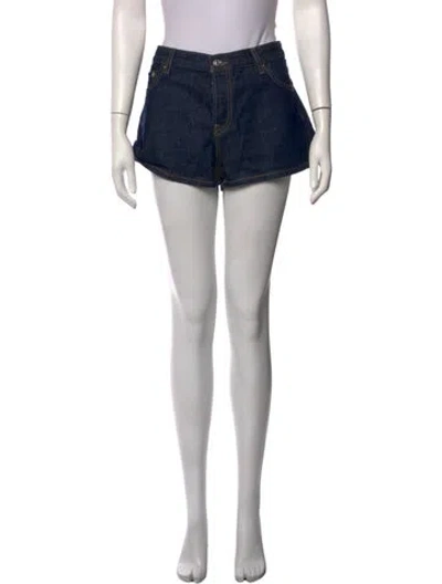 Pre-owned Eb Denim Mini Shorts In Blue