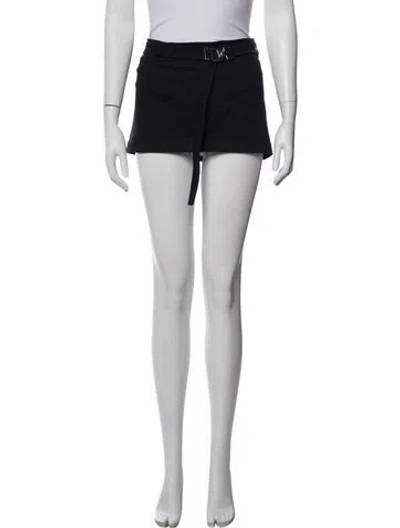 Pre-owned Eb Denim Mini Skirt In Black