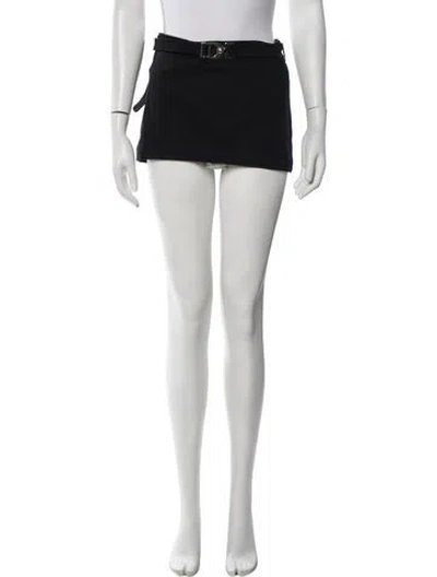 Pre-owned Eb Denim Mini Skirt W/ Tags In Black