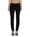 Eb Denim Moss Mid Rise Skinny Jeans In Noir In Black