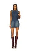 Eb Denim Nico Dress In Blue